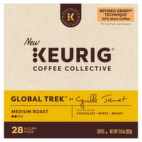 Keurig Coffee Collective Medium Roast Coffee K-Cup Pods, 28 count, 13.8 oz