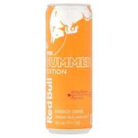 Red Bull The Summer Edition Strawberry Apricot Energy Drink, 12 fl oz