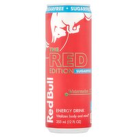 Red Bull Sugarfree Watermelon Energy Drink, 12 fl oz