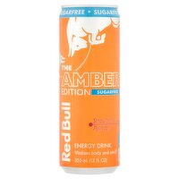 Red Bull Sugarfree Strawberry Apricot Energy Drink, 12 fl oz