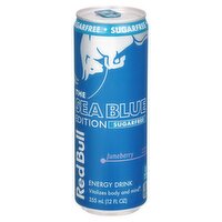 Red Bull The Sea Blue Edition Sugarfree Juneberry Energy Drink, 12 fl oz