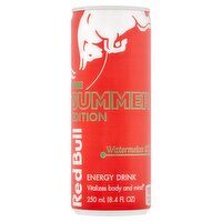 Red Bull The Summer Edition Watermelon Energy Drink, 8.4 fl oz