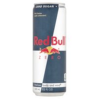 Red Bull Zero Energy Drink, 12 fl oz