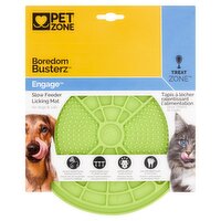 Pet Zone Boredom Busterz Slow Feeder Licking Mat for Dogs & Cats