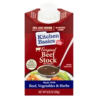 Kitchen Basics Original Beef Stock for Cooking, 8.25 oz