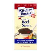 Kitchen Basics Unsalted Beef Stock, 32 oz