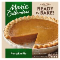 Marie Callender's Ready to Bake! Pumpkin Pie, 36 oz, 36 Ounce