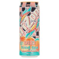 AriZona Diet Iced Tea with Peach Flavor, 23 fl oz