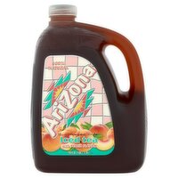 AriZona Sun Brewed Style Iced Tea with Peach Flavor, 128 fl oz