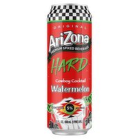 AriZona Original Hard Cowboy Cocktail Watermelon Premium Spiked Beverage, 22 fl oz