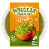 Wholly Guacamole Classic Guacamole, 7.5 oz, 7.5 Ounce