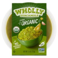 Wholly Guacamole Classic Organic Guacamole, 7.5 oz