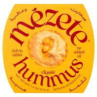 Mezete Classic Hummus, 7.6 oz