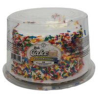 Palermo Bakery 5 Inch Vanilla Rainbow Cake, 18 oz