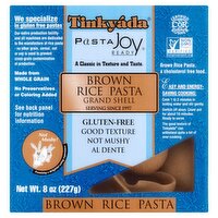 Tinkyáda Pasta Joy Ready Grand Shell Brown Rice Pasta, 8 oz