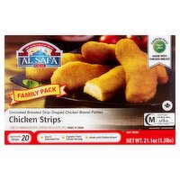 Al Safa Halal Chicken Strips Family Pack, 20 count, 21.1 oz, 24 Ounce