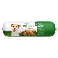 Freshpet Grain Free Chicken Recipe with Spinach & Potato Slice & Serve Roll Dog Food, 5 lb