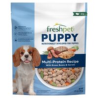Freshpet Multi-Protein Recipe with Green Beans & Carrots Puppy Dog Food, 1.75 lb