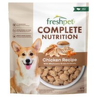 Freshpet Complete Nutrition Chicken Recipe with Wholesome Grains & Carrots Dog Food, 1 lb