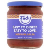 Fody Medium Salsa, 16 oz