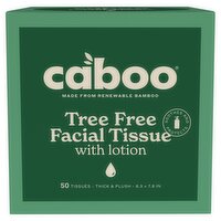 Caboo Tree Free Facial Tissue with Lotion, 50 count