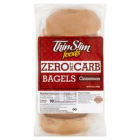 Thin Slim Foods Zero Net Carb Cinnamon Bagels, 12 oz