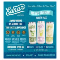 Edna's Non-Alcoholic Cocktail Company Variety Pack