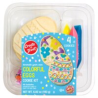 Create A Treat Colorful Eggs Cookie Kit, 4 count, 6.82 oz