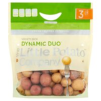 The Little Potato Company Dynamic Duo Fresh Creamer Potatoes Variety Pack, 3 lb bag