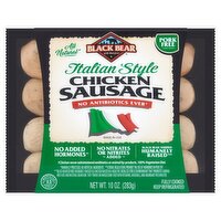 Black Bear Italian Style Chicken Sausage, 10 oz