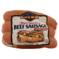 Black Bear Hot Smoked Beef Sausage, 16 oz