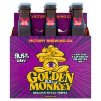 Victory Brewing Co. Golden Monkey Belgian-Style Tripel Beer, 6 count, 12 oz