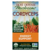 Host Defense Mushrooms Cordyceps Dietary Supplement, 30 count