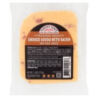 Yancey's Fancy Smoked Gouda New York Cheese with Bacon, 7.6 oz