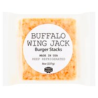 Burger Stacks Buffalo Wing Jack Cheese, 8 oz