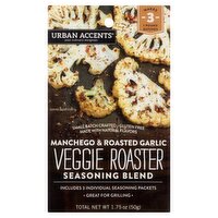 Urban Accents Manchego & Roasted Garlic Veggie Roaster Seasoning Blend, 3 count, 1.75 oz