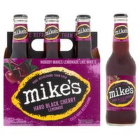 Mike's Hard Black Cherry Lemonade Premium Malt Beverage, 11.2 fl oz, 6 count, 144 Fluid ounce