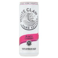 White Claw Hard Seltzer Black Cherry Spiked Sparkling Water, 12 fl oz