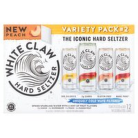 White Claw Variety Pack Beer - 12 Pack Cans, 1 fl oz