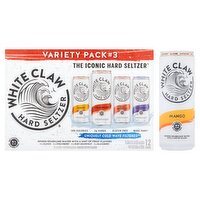 White Claw Hard Seltzer Variety Pack, 12 fl oz, 12 count