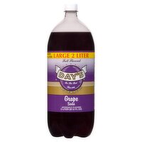 Day's Full Flavored Grape Soda, 2 liter