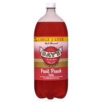 Day's Full Flavored Fruit Punch Soda, 2 liter