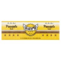 Day's Pineapple Soda, 12 fl oz, 12 count