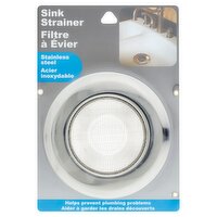 Stainless Steel Sink Strainer, 1 Each