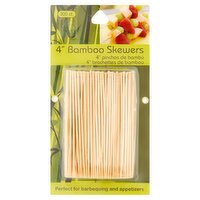 4" Bamboo Skewers, 300 count, 1 Each