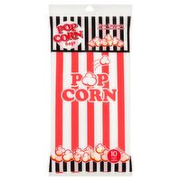 Jacent Pop Corn Bags, 10 count