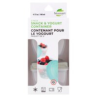 Biosmart Snack & Yogurt Container 4.73 oz, 2 count