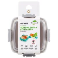 Biosmart 10 oz 2 Layer Square Snack Container