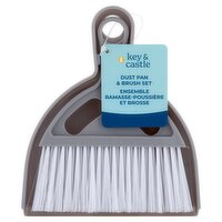Key & Castle Dust Pan & Brush Set