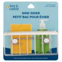 Key & Castle Stainless Steel Sink Sider